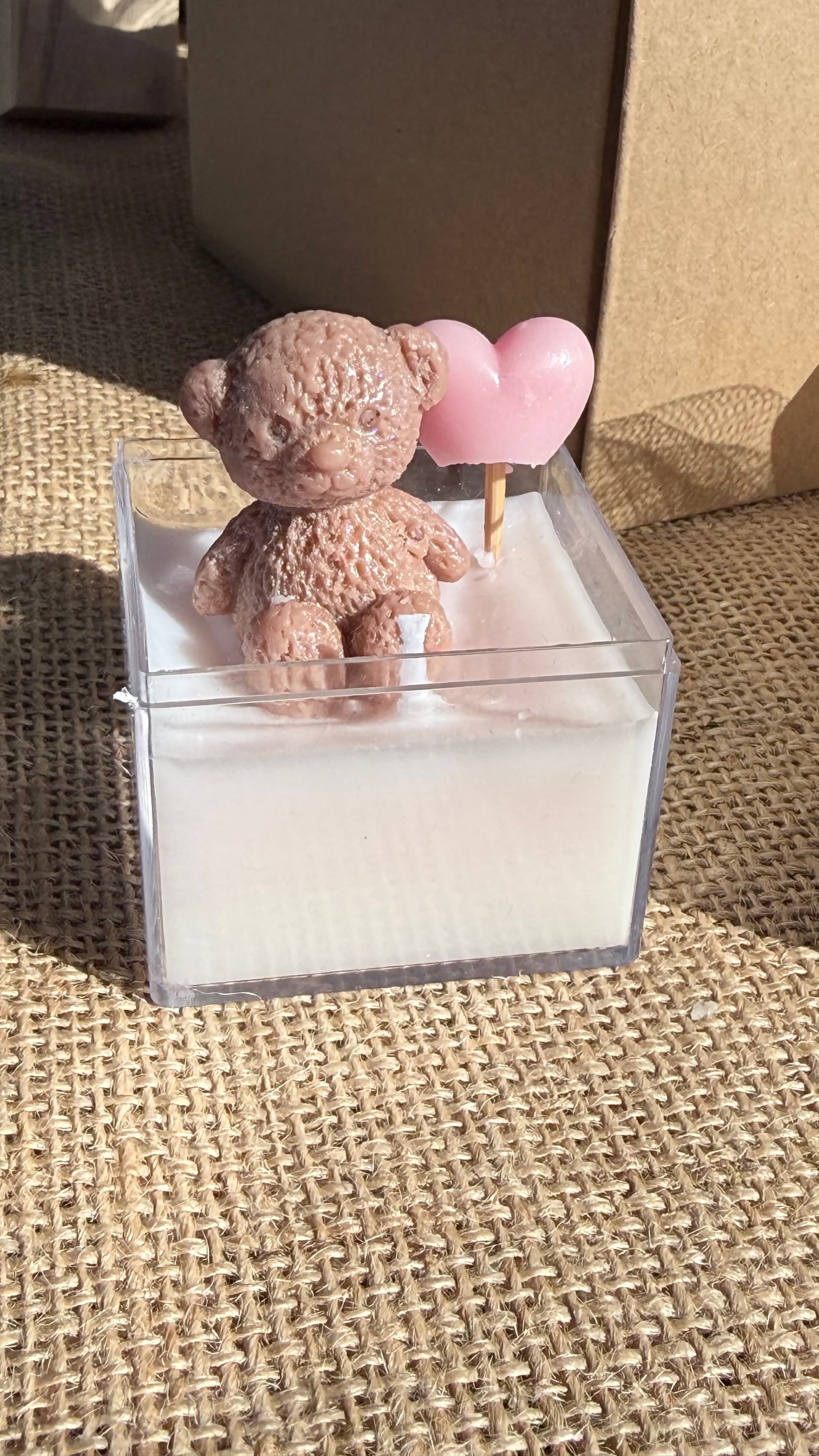 Ayıcık Figürlü Mum