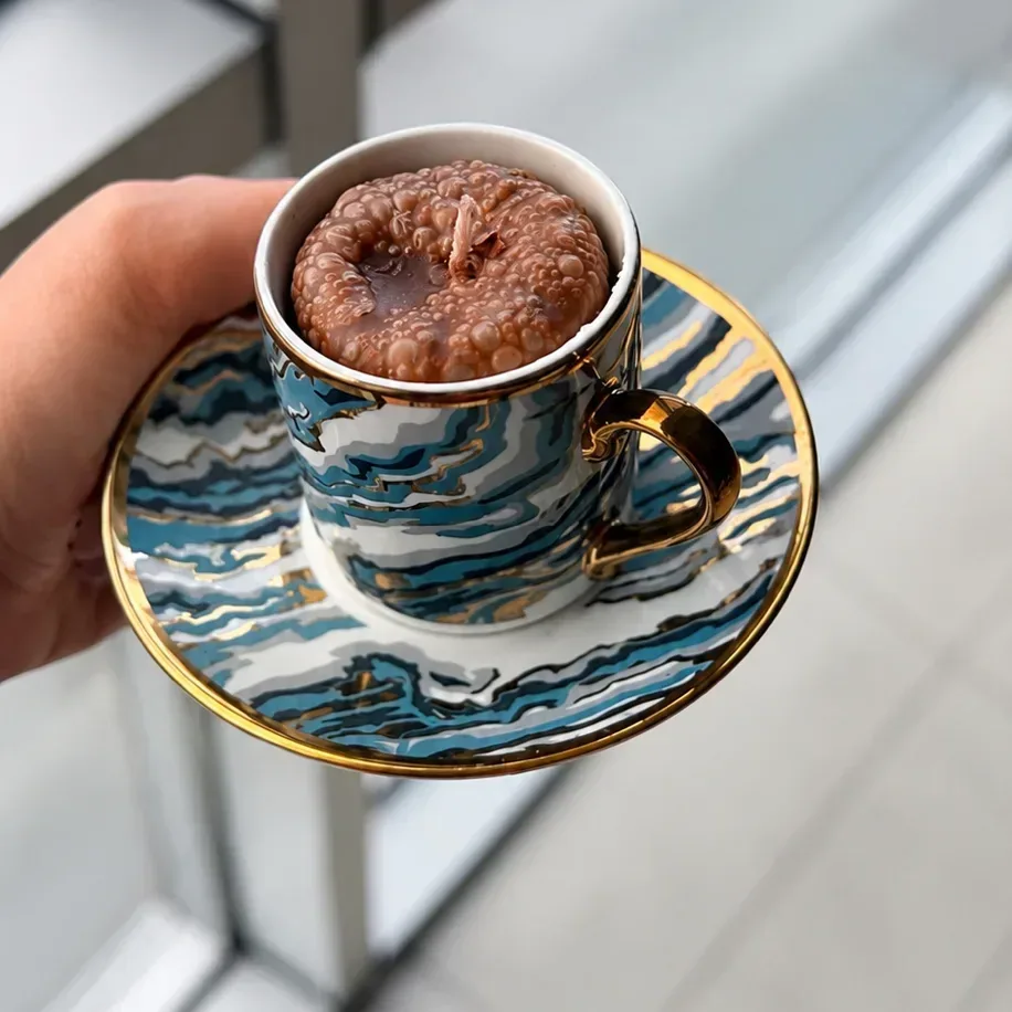 Türk Kahvesi Mum